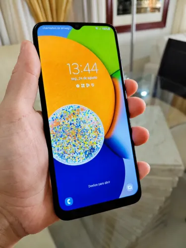 Celular Smartphone Samsung Galaxy A03 64gb 4gb Ram - Preto