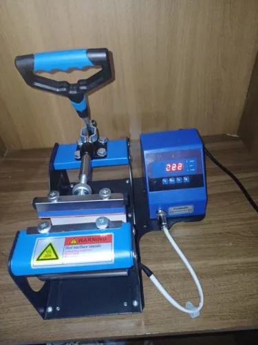 Prensa termica com defeito