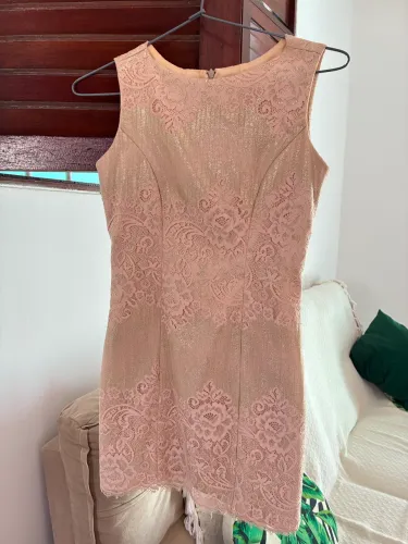 Vestido festa feminino tubinho bordado