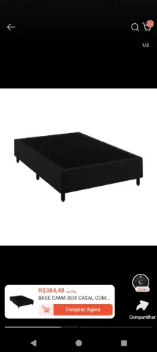 Cama box casal queem