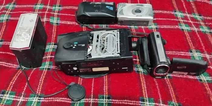 Lote Filmadoras/Câmeras Analógicas - NO ESTADO!