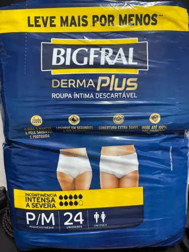 Fralda Adulto P/M Bigfral 24un