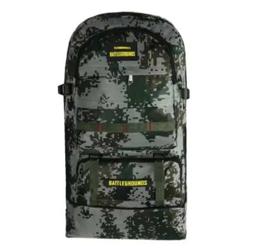 Mochila Camuflada de Lona Acolchoada e Resistente Battlegrounds