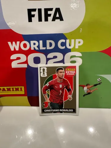 Figurinha Extra Legend Ouro Cristiano Ronaldo Copa 2026 Original Panini
