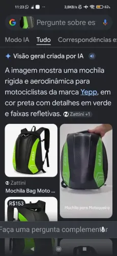 Mochila moto alto estilo e praticiidade