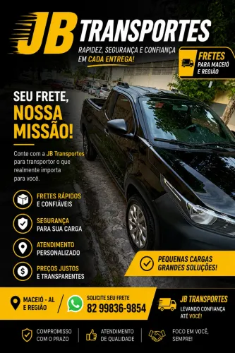 FRETES RÁPIDOS EM MACEIÓ E REGIÃO | JB TRANSPORTES