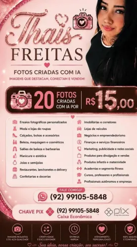 ? SEU NEGÓCIO PRECISA DE UM UP? ? IMAGENS COM IA A PARTIR DE R$15!