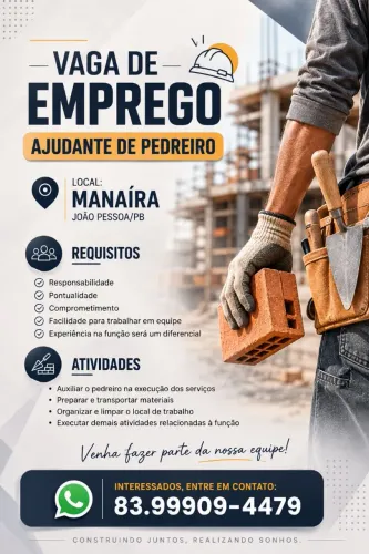 Ajudante de pedreiro