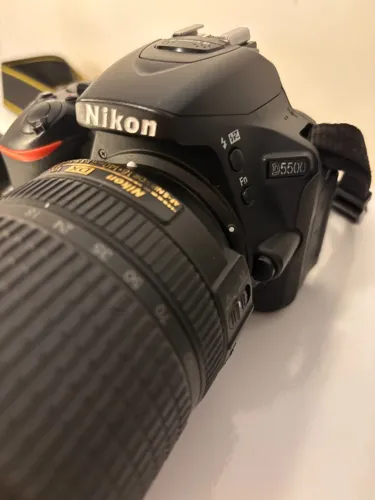 Kit Fotográfico Nikon D5500 + Flash Externo + Lente 18-140mm + Bag + Filtros + acessórios
