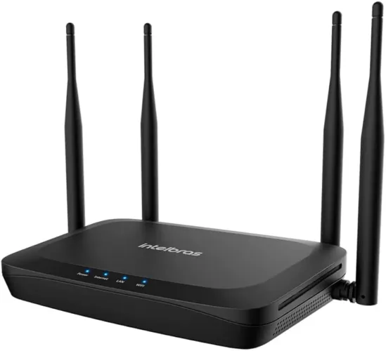 Roteador WI-FI Residencial DUAL BAND AC Wireless GF 1200 Preto Intelbras ALTA 5 GHZ