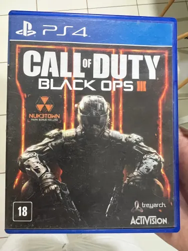 Jogo PS4 BO3 e Mortal Kombat