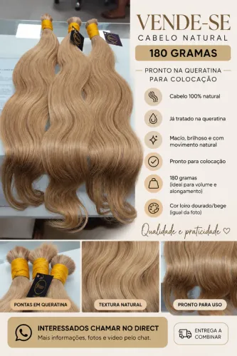 Mega hair cabelo humano viatinamita.