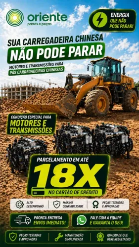 Motor e transmissão pronta entrega ? Parcele em até 18x. Máquina parada dá prejuízo ? a g