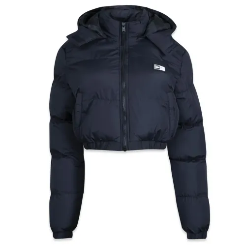JAQUETA PUFFER NEW ERA ORIGINAL PRETA VESTE M/G) NOVA