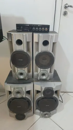 Amplificador Taramps ths 1800 e caixas