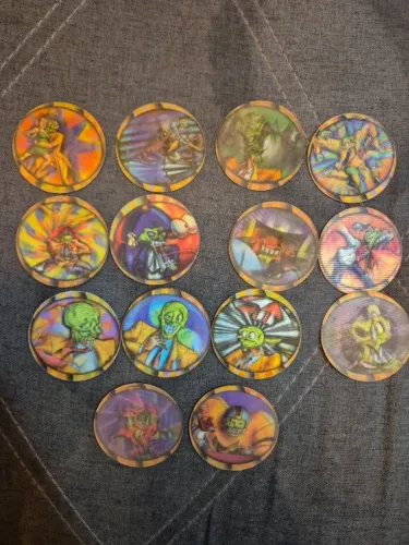 14 Gigan Tazos A Máskara Elma Chips Originais - Bronze, Prata e Ouro - Anos 90