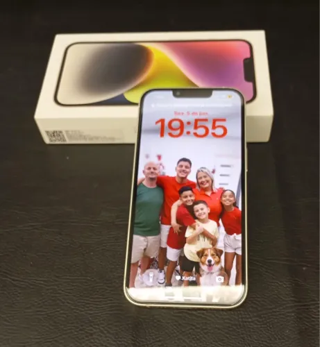 iPhone 14 128GB Branco (Estelar) | Estado de Novo | Garantia Apple | Bateria 90%