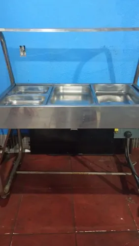 Buffet Térmico em Inox para Restaurante/Lanchonete - Ótimo Estado