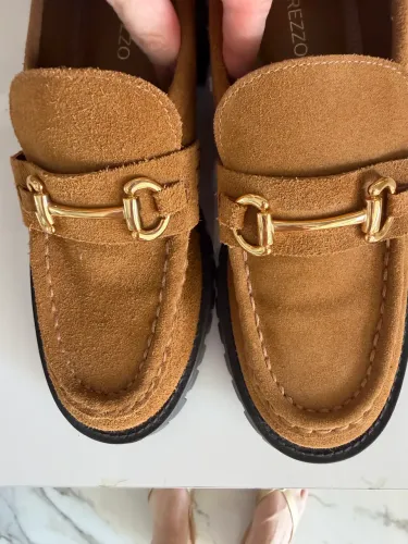 Mocassim Feminino Camurça Arezzo n35