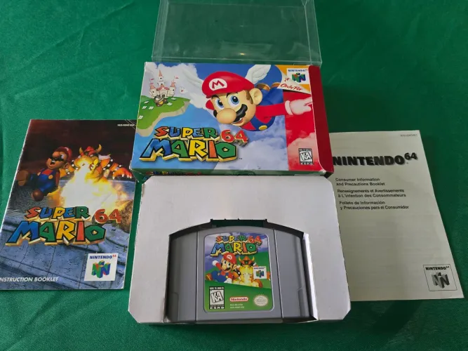 Super Mario 64 Completo na Caixa cib