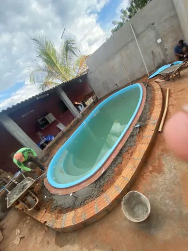 Piscina com casa d máquina inclusa 7 mts