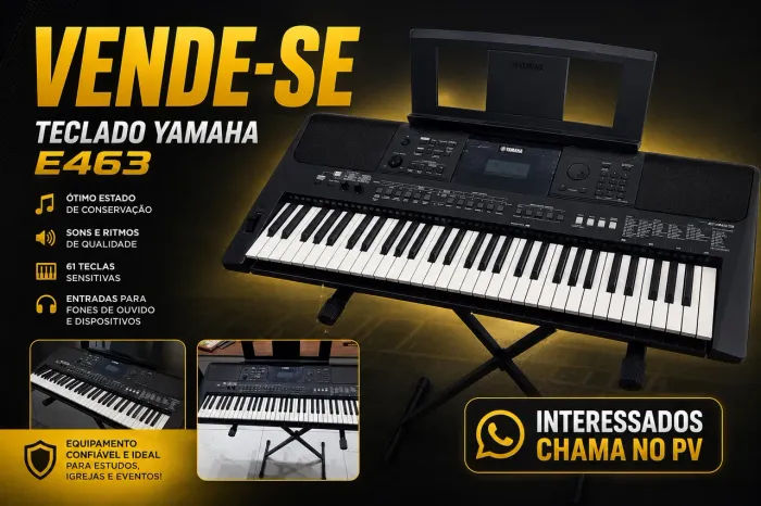 Vende-se teclado com ótima qualidade