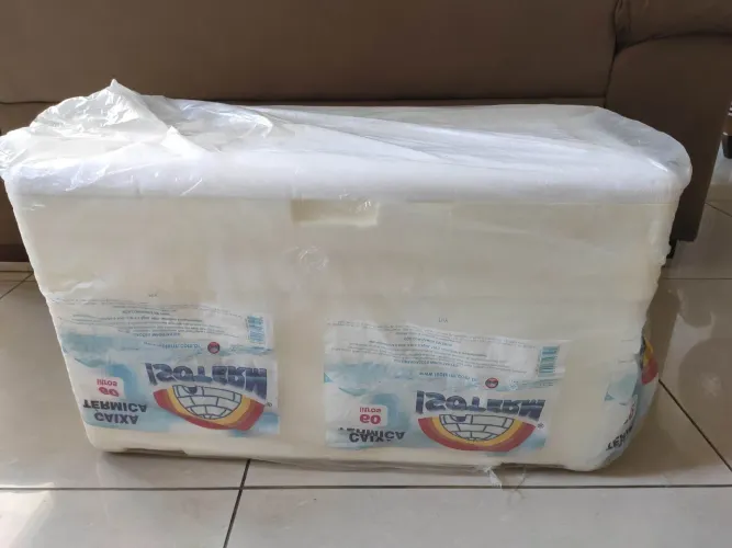 Caixa térmica isopor 60 litros
