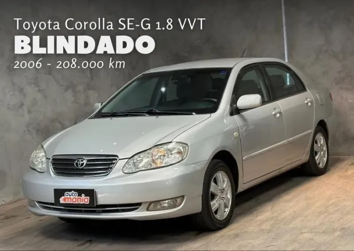 Toyota Corolla 1.8 GLI Upper 16V Flex 4P Automatico 2006