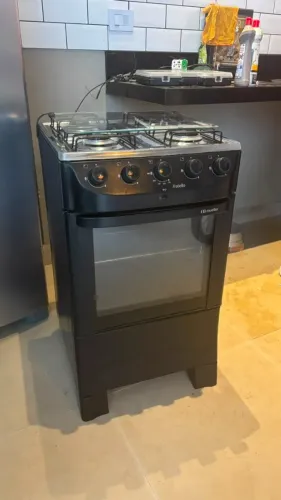 Fogão 4 Bocas Mueller Bivolt com Acendimento Automático Preto Fosco