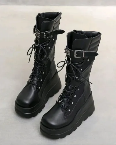 Bota ROMWE Shein Original - Goth Alt Emo Gótica Alternativa