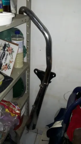 Escapamento moto 150 com bacalhau 