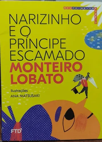 Livro "Narizinho e o príncipe escamado " - Monteiro Lobato
