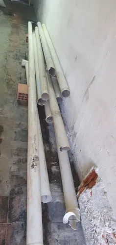 Canos PVC 100 polegada usado
