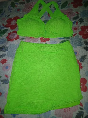 Conjunto verde verão 60 reias