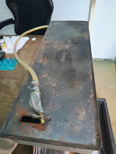 Chapa a gás para lanches e hambúrgueres - R$ 195,00