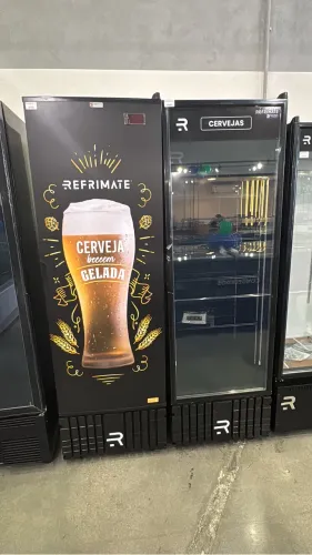 Cervejeira porta adesivada 570 litros temperatura 7.5 negativos Nova