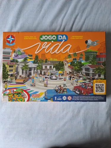 Jogo da Vida Estrela (Nova Versão com QR Code/Aplicativo)- Completo e excelente estado