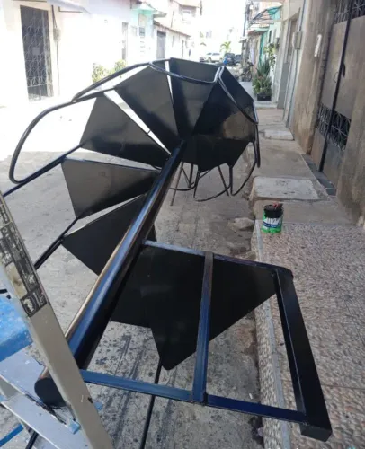 Fabrico escada de ferro