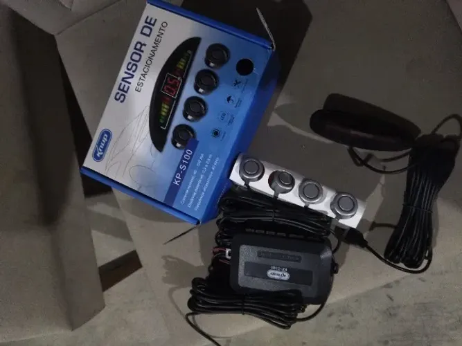 Sensor de ré prata completo novo nunca usei 