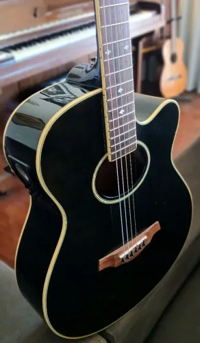 Violão Elétrico HOFMA com Cordas de Aço