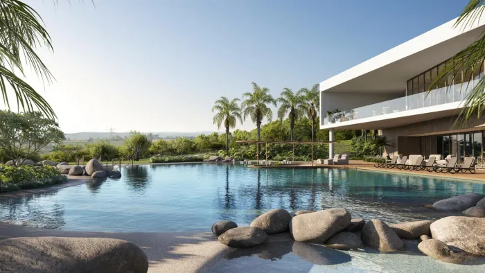 Terreno à venda no Vivá Home Resort com 435,65 m2 e estrutura completa de lazer