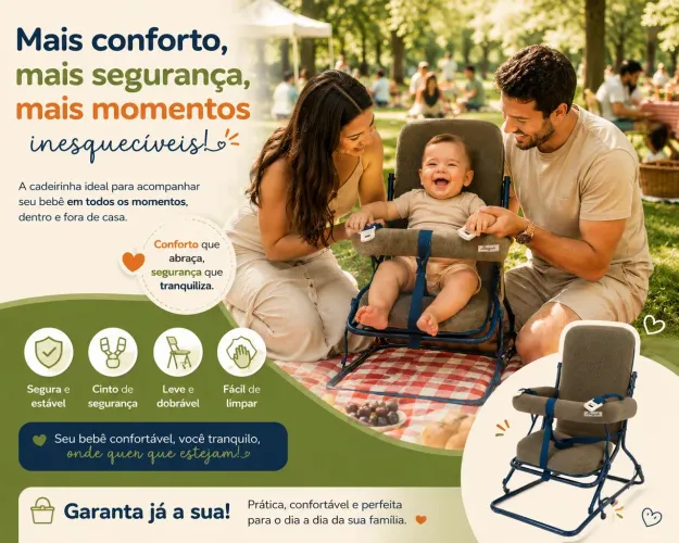 Cadeira conforto para bebê 
