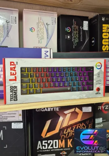 Teclado mecânico gamer Ninja novo, lacrado, com garantia!