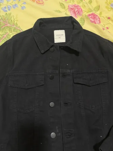Jaquetas jeans preto