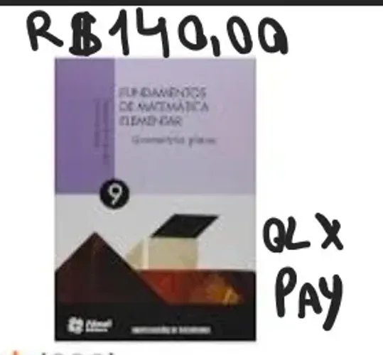 Fundamentos da Matemática Elementar Volume 9 Semi-novo