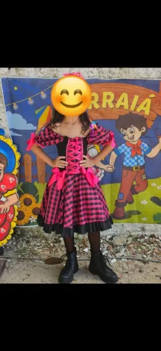 Vestido junino menina
