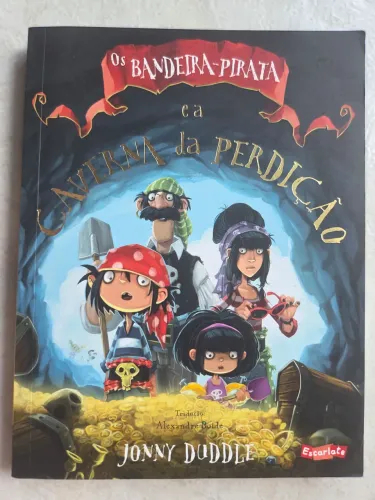 Livro"Os Bandeira-Pirata e a Caverna da Perdição" em excelente estado de conservação 