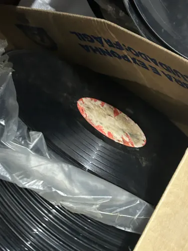 50 discos de vinil decoração