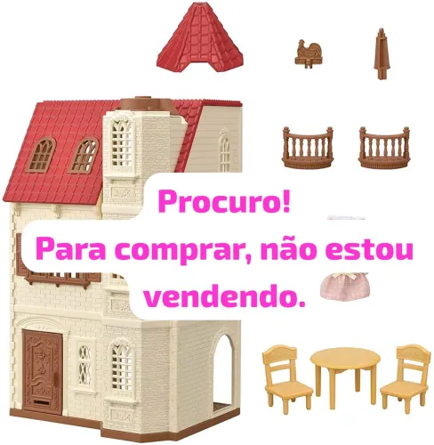 Casa sylvanian families casa com torre Sylvanians families 