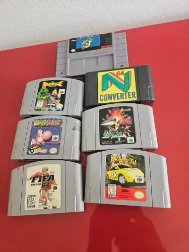 Vendo 7 cartuchos para videogame antigo Nintendo